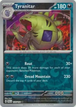 Tyranitar Reverse Holo