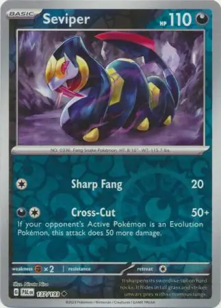 Seviper Reverse Holo