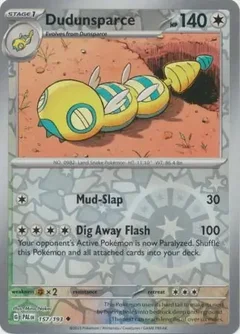 Dudunsparce Reverse Holo 157