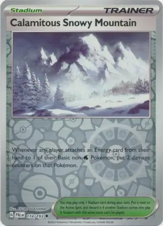 Calamitous Snowy Mountain Reverse Holo