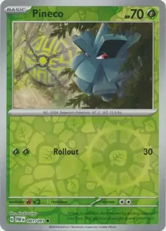 Pineco Reverse Holo 001