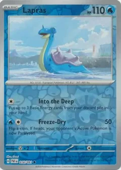 Lapras Reverse Holo 016