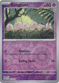 Exeggcute Reverse Holo 023