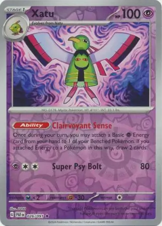 Xatu Reverse Holo