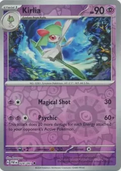 Kirlia Reverse Holo 028