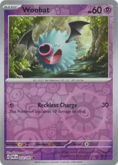 Woobat Reverse Holo 032