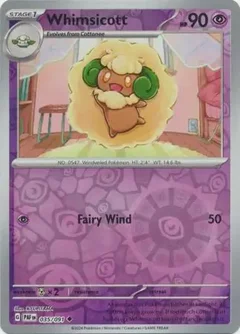 Whimsicott Reverse Holo 035