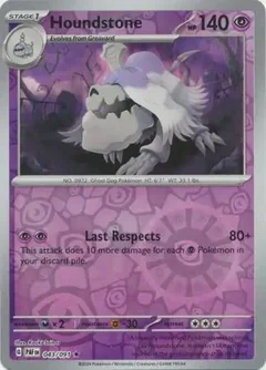 Houndstone Reverse Holo 043