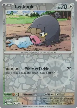 Lechonk Reverse Holo