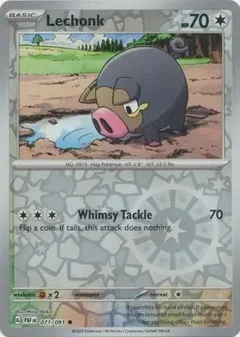 Lechonk Reverse Holo 071