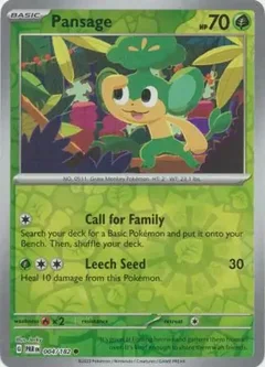 Pansage Reverse Holo 004