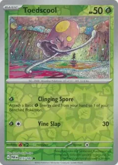 Toedscool Reverse Holo 015