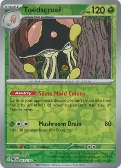Toedscruel Reverse Holo 017