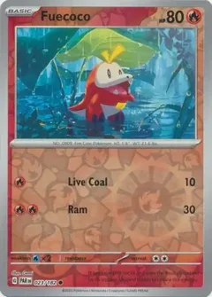 Fuecoco Reverse Holo 023