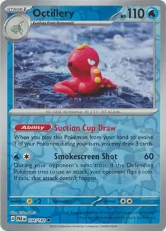 Octillery Reverse Holo 034