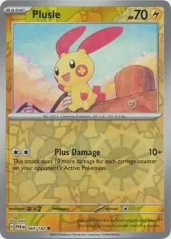 Plusle Reverse Holo 060