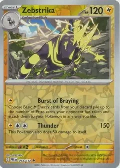 Zebstrika Reverse Holo 063