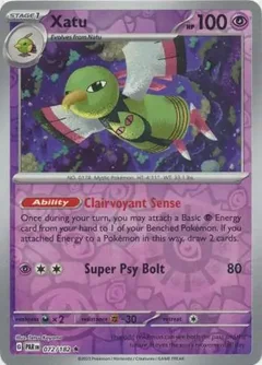 Xatu Reverse Holo 072