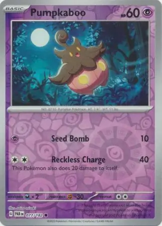Pumpkaboo Reverse Holo