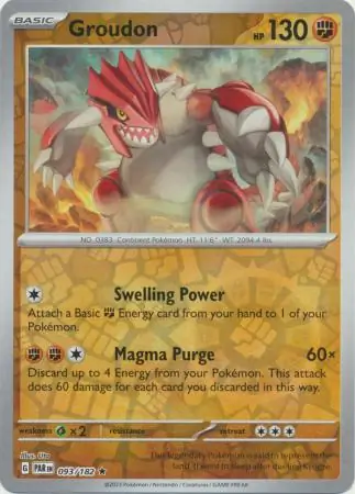 Groudon Reverse Holo