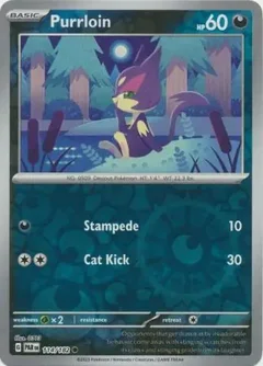 Purrloin Reverse Holo 114
