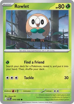 Rowlet Reverse Holofoil 10