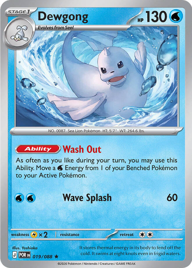 Dewgong Reverse Holofoil