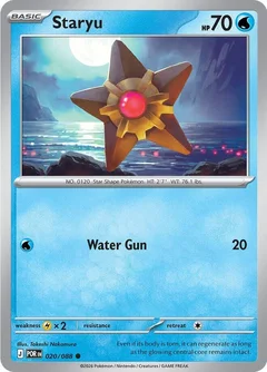 Staryu Reverse Holofoil 20