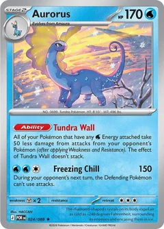 Aurorus Reverse Holofoil 24