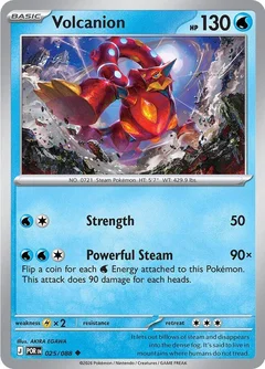 Volcanion Reverse Holofoil 25