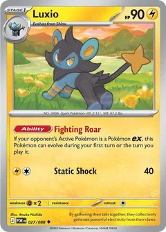 Luxio Reverse Holofoil 27