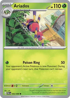 Ariados Reverse Holofoil 2