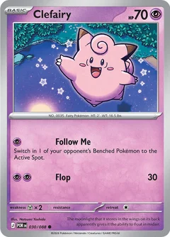Clefairy Reverse Holofoil 30