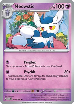 Meowstic Reverse Holofoil 34