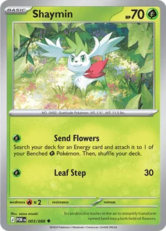 Shaymin Reverse Holofoil 3