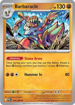 Barbaracle Reverse Holofoil 43