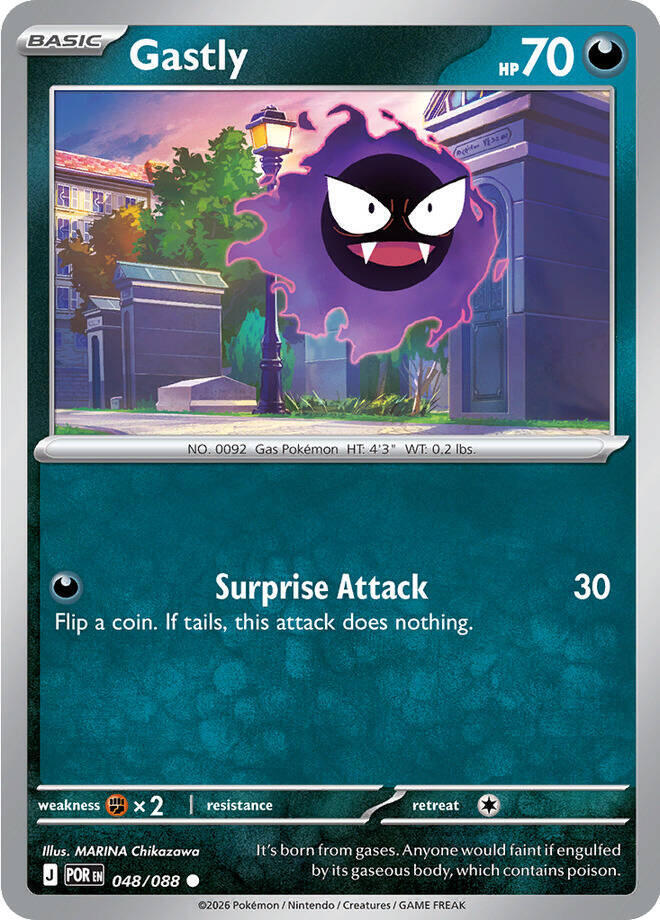 Gastly Reverse Holofoil