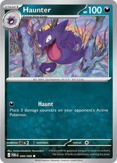 Haunter Reverse Holofoil 49