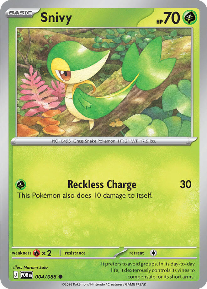 Snivy Reverse Holofoil