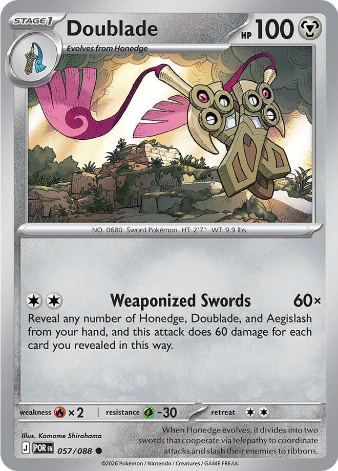 Doublade Reverse Holofoil