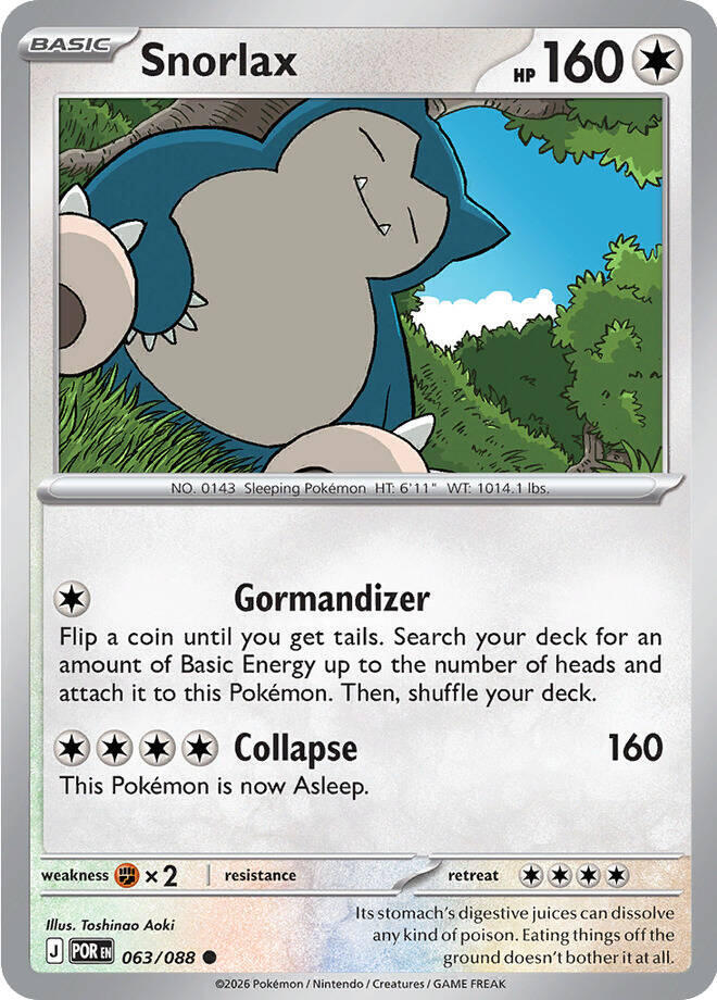 Snorlax Reverse Holofoil