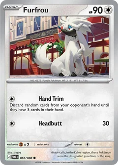 Furfrou Reverse Holofoil 67