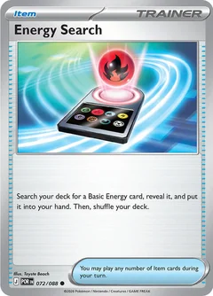 Energy Search Reverse Holofoil 72