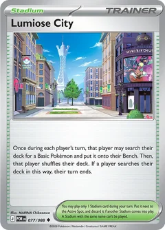 Lumiose City Reverse Holofoil 77