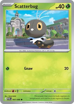 Scatterbug Reverse Holofoil 7