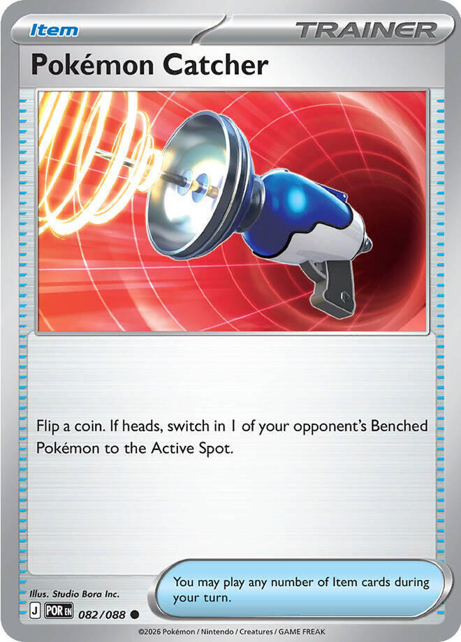 Pokemon Catcher Reverse Holofoil