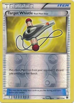 Target Whistle Reverse Holo 106