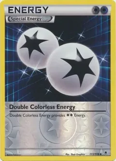 Double Colorless Energy Reverse Holo 111