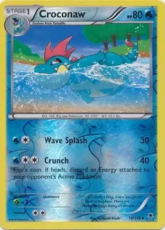 Croconaw Reverse Holo 16