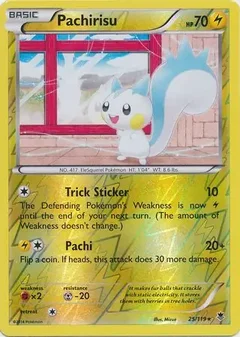 Pachirisu Reverse Holo 25